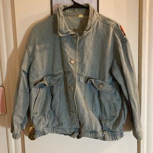 Baggy jean jacket